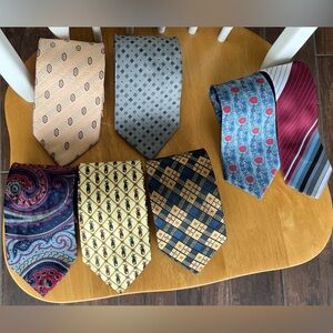 Assorted Men's 100% Silk Ties Collection